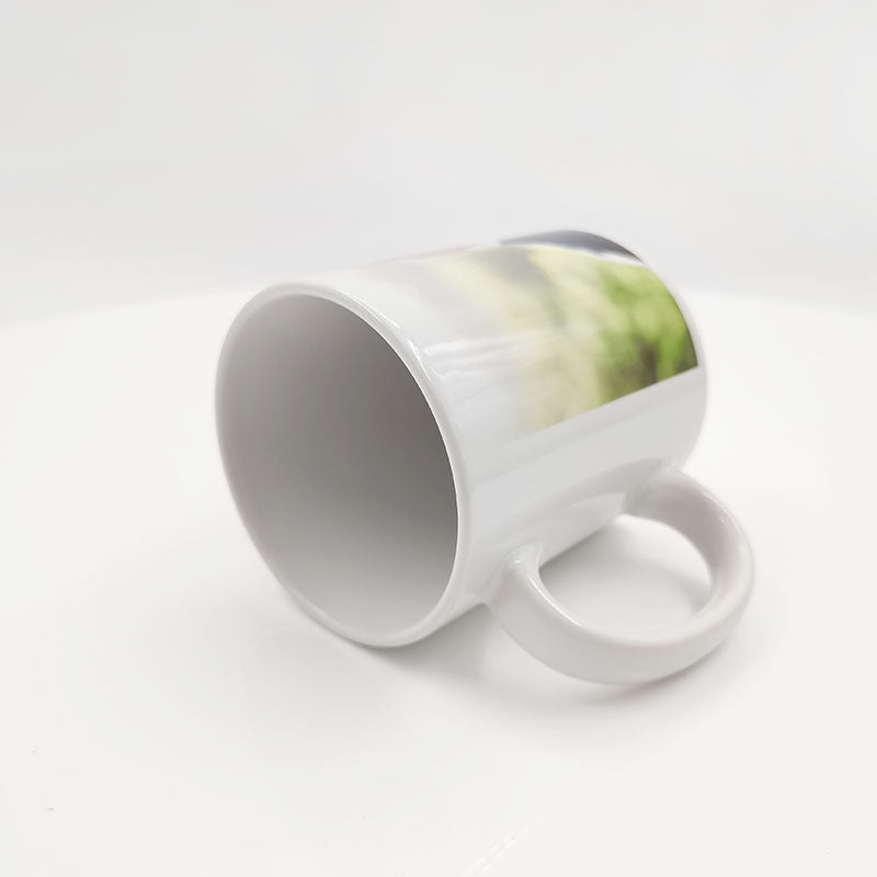 High quality 11oz white sublimation custom ceramic mug campfire coffee cup blank sublimation mugs